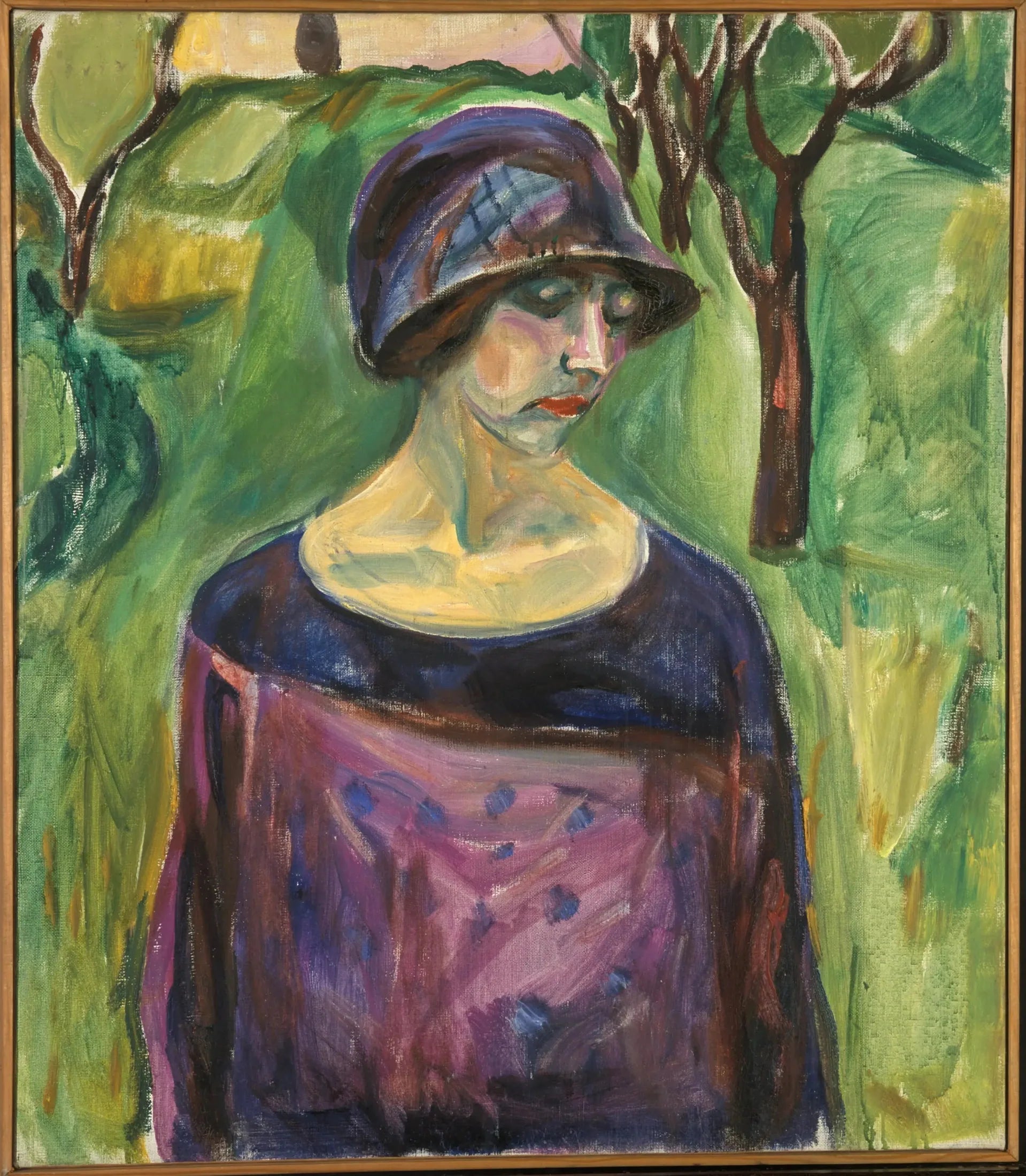 Birgit Prestoe dans le jardin - Edvard Munch image 1 reproduction d’œuvre d’art à l’huile