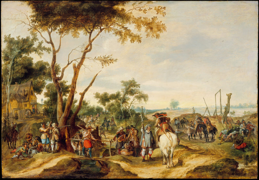 Bivouac des soldats - Pieter Snayers