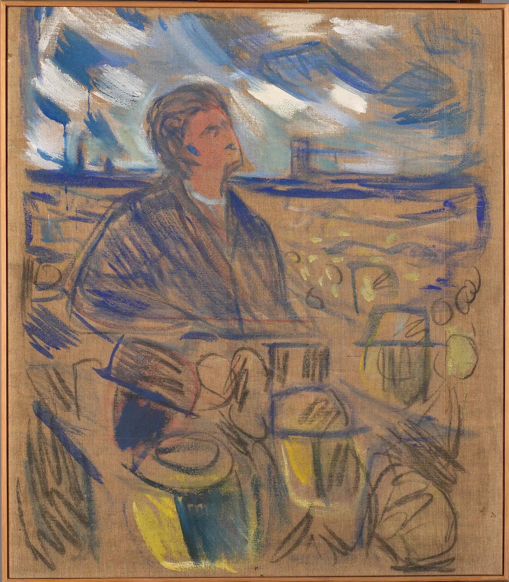 Bjørnstjerne Bjørnson s'adressant au peuple - Edvard Munch image 1 reproduction réalisée par Alpha Reproduction