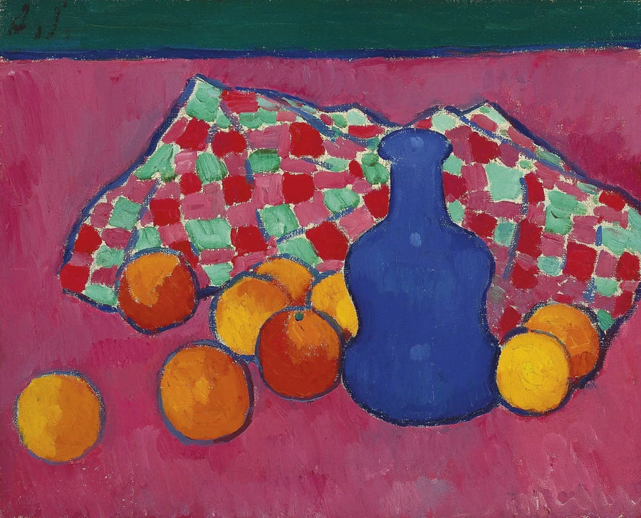 Blaue Vase mit Orangen - Alexej von Jawlensky
