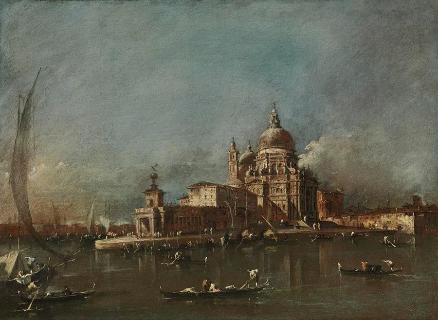 Blick auf Santa Maria della Salute und die Dogana - Francesco Guardi
