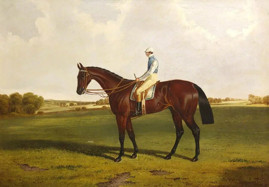 Bloomsbury' avec S. Templeman Up, aux couleurs du propriétaire et entraîneur, W. Ridsdale - John Frederick Herring, Sr.