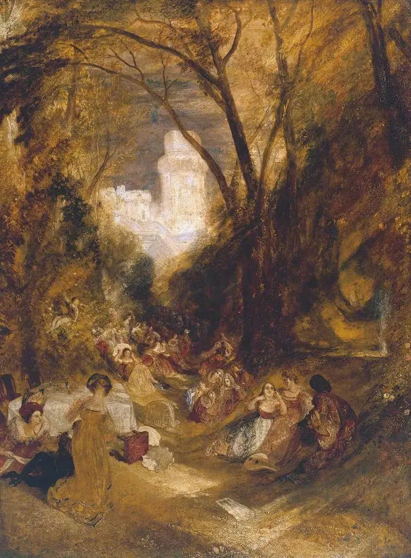 Boccaccio Relating the Tale of the Bird-Cage - J. M. W. Turner