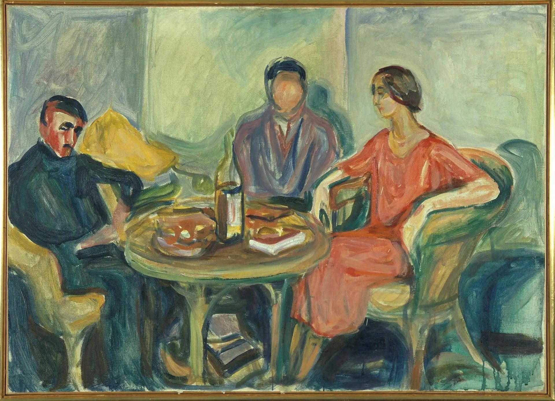 Bohémiens d'Oslo - Edvard Munch image 1 reproduction de peinture à l’huile