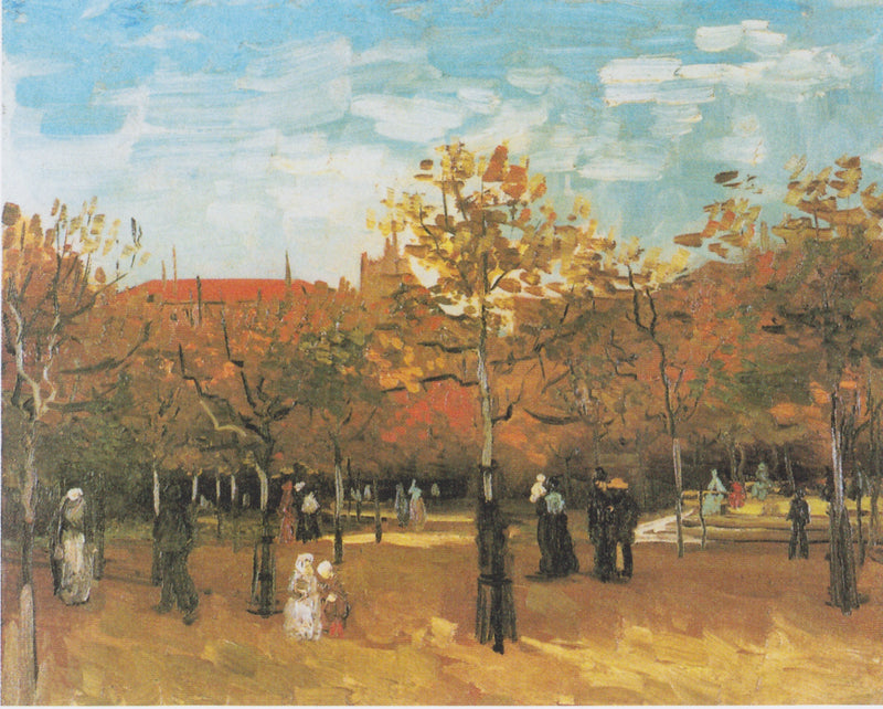 Le Bois de Boulogne avec des passants, F225 – Van Gogh