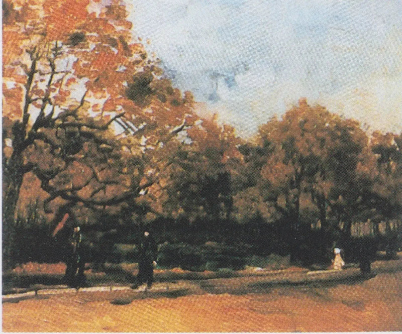 Le Bois de Boulogne avec des promeneurs, F225 – Van Gogh