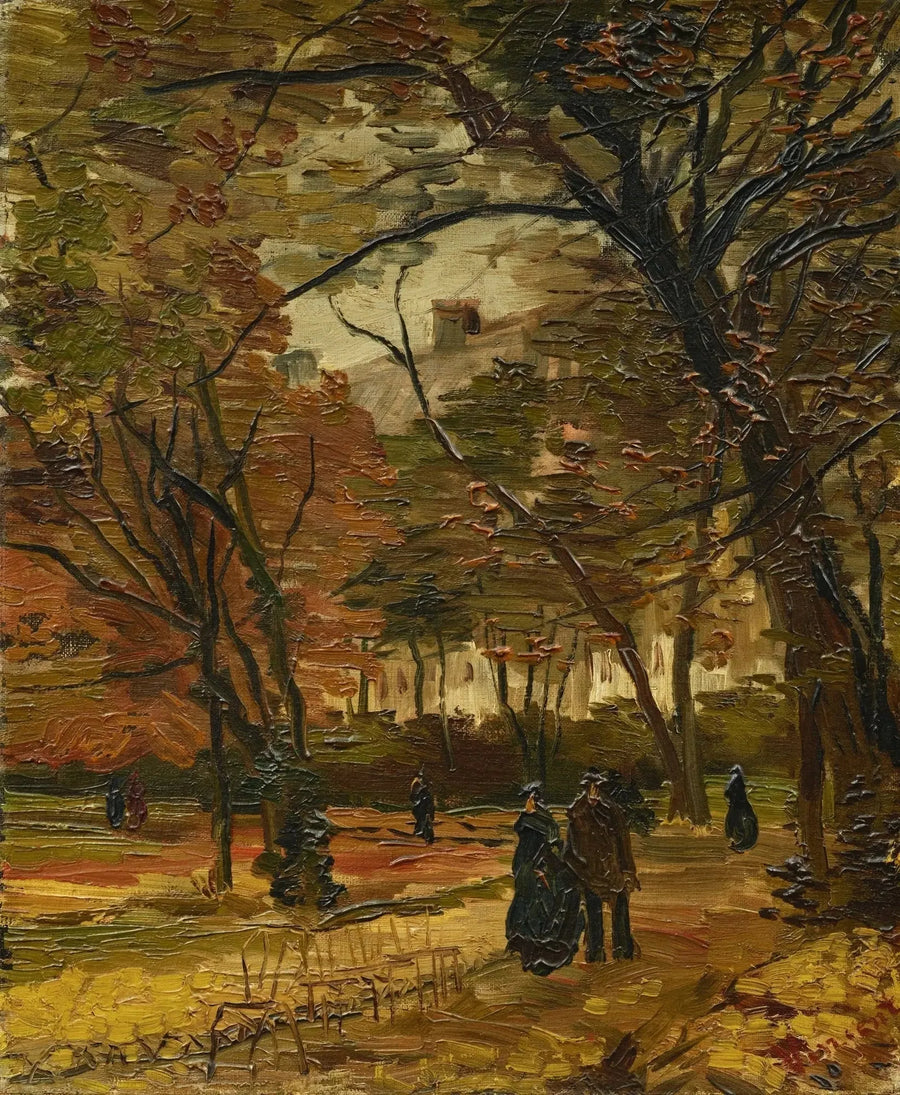Bois de Boulogne avec des passants - Vincent van Gogh