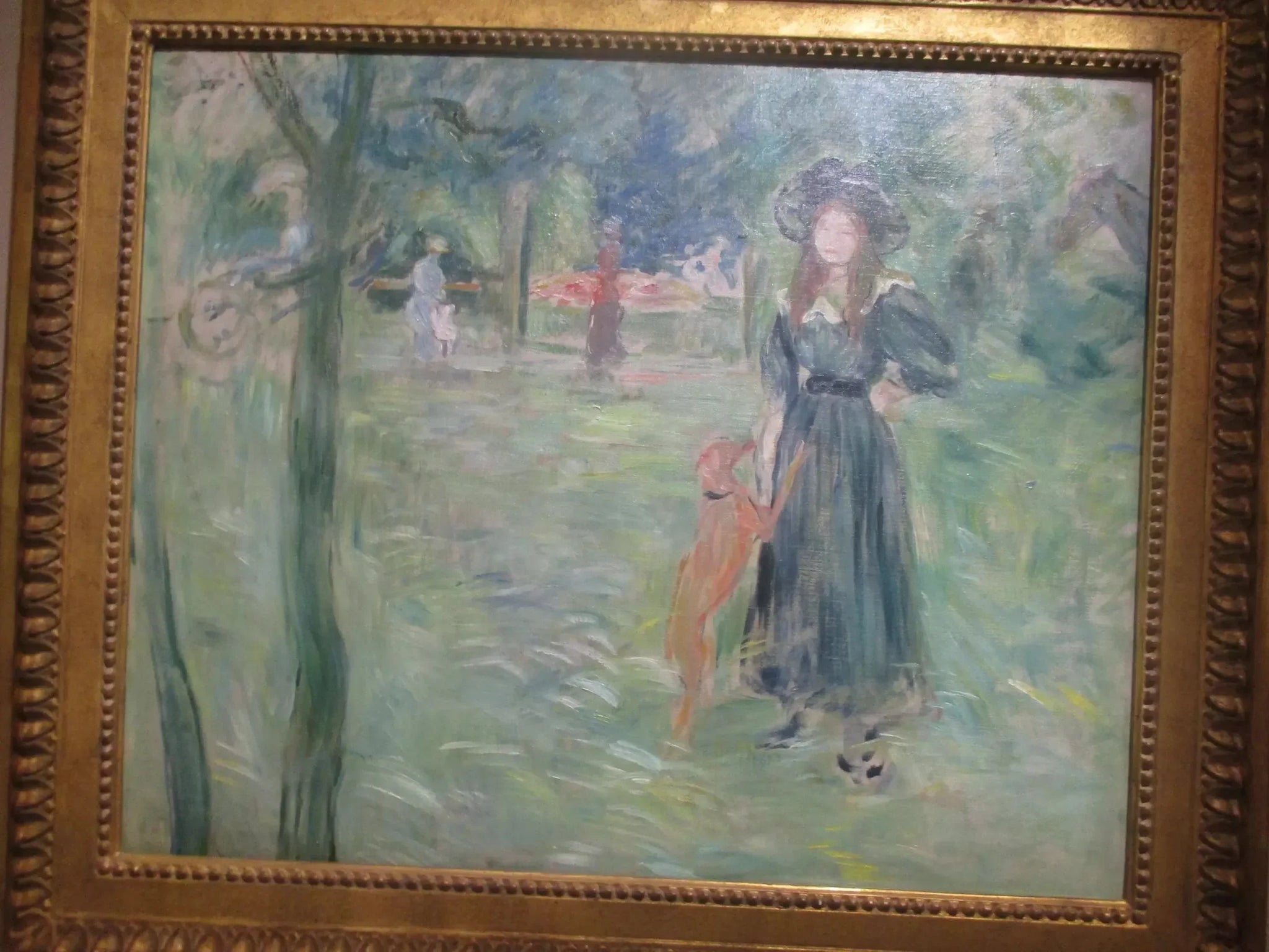 Bois de Boulogne - Berthe Morisot image 1 reproduction artisanale de tableau