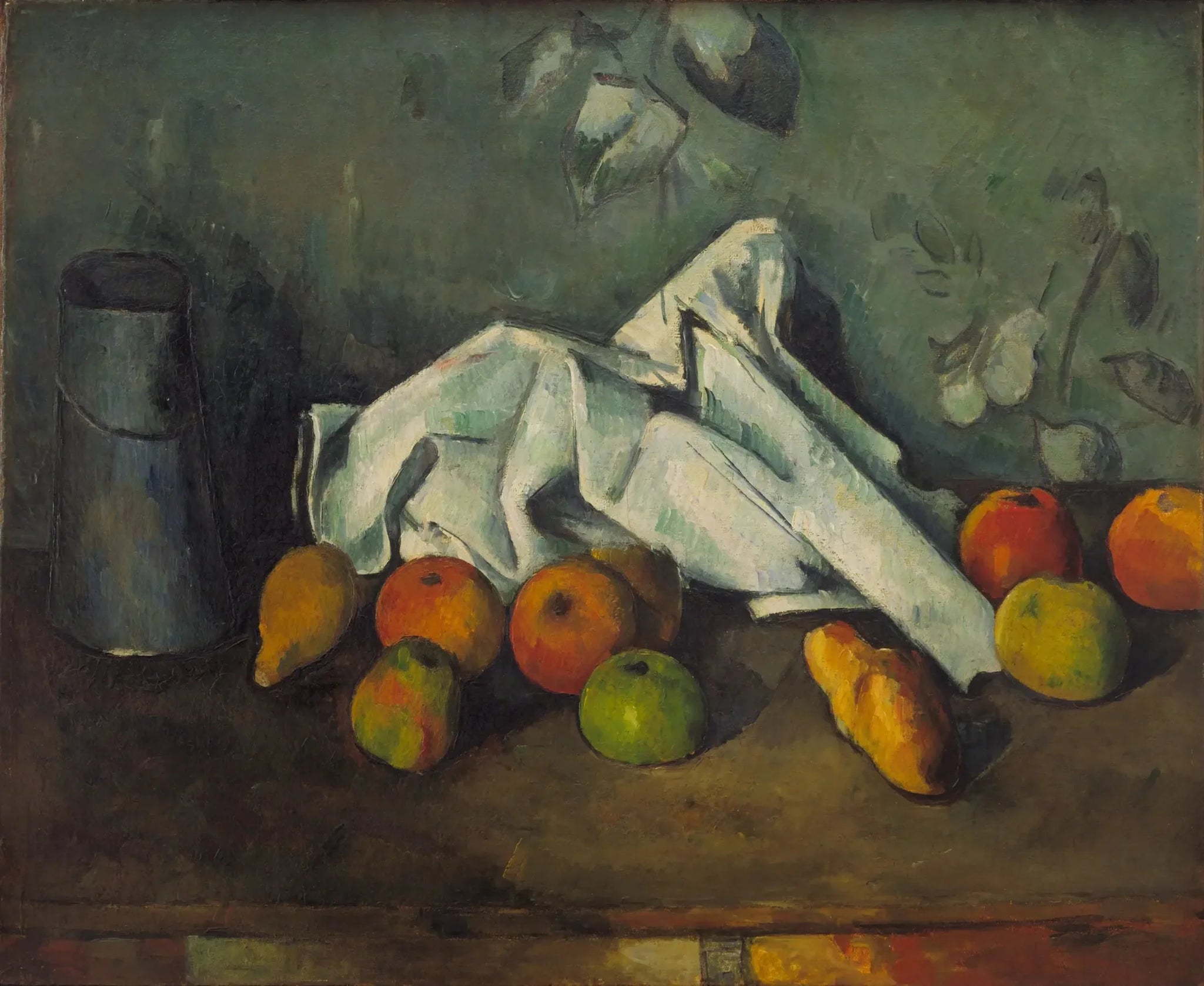 Boîte à lait et pommes - Paul Cézanne image 1 copie peinte à la main à l’huile