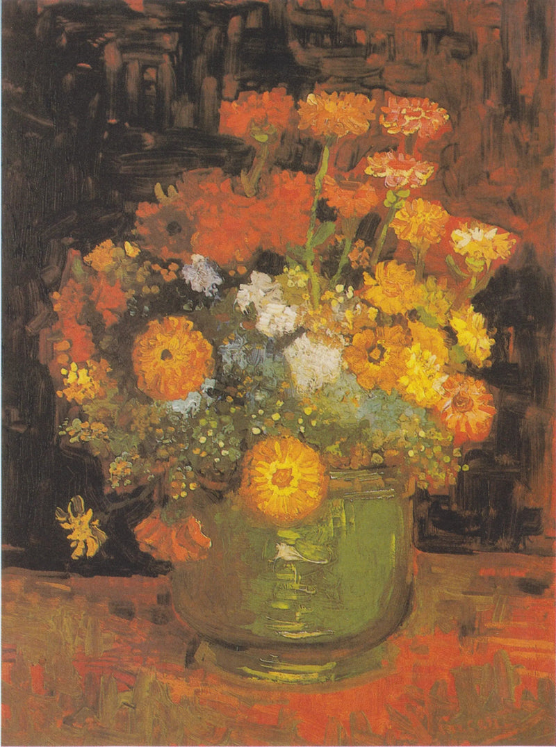 Bol avec Zinnias - Vincent van Gogh
