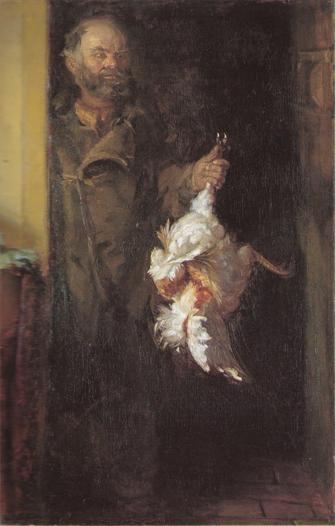 Bonatzi avec le coq - Anna Ancher image 1 reproduction réalisée par Alpha Reproduction