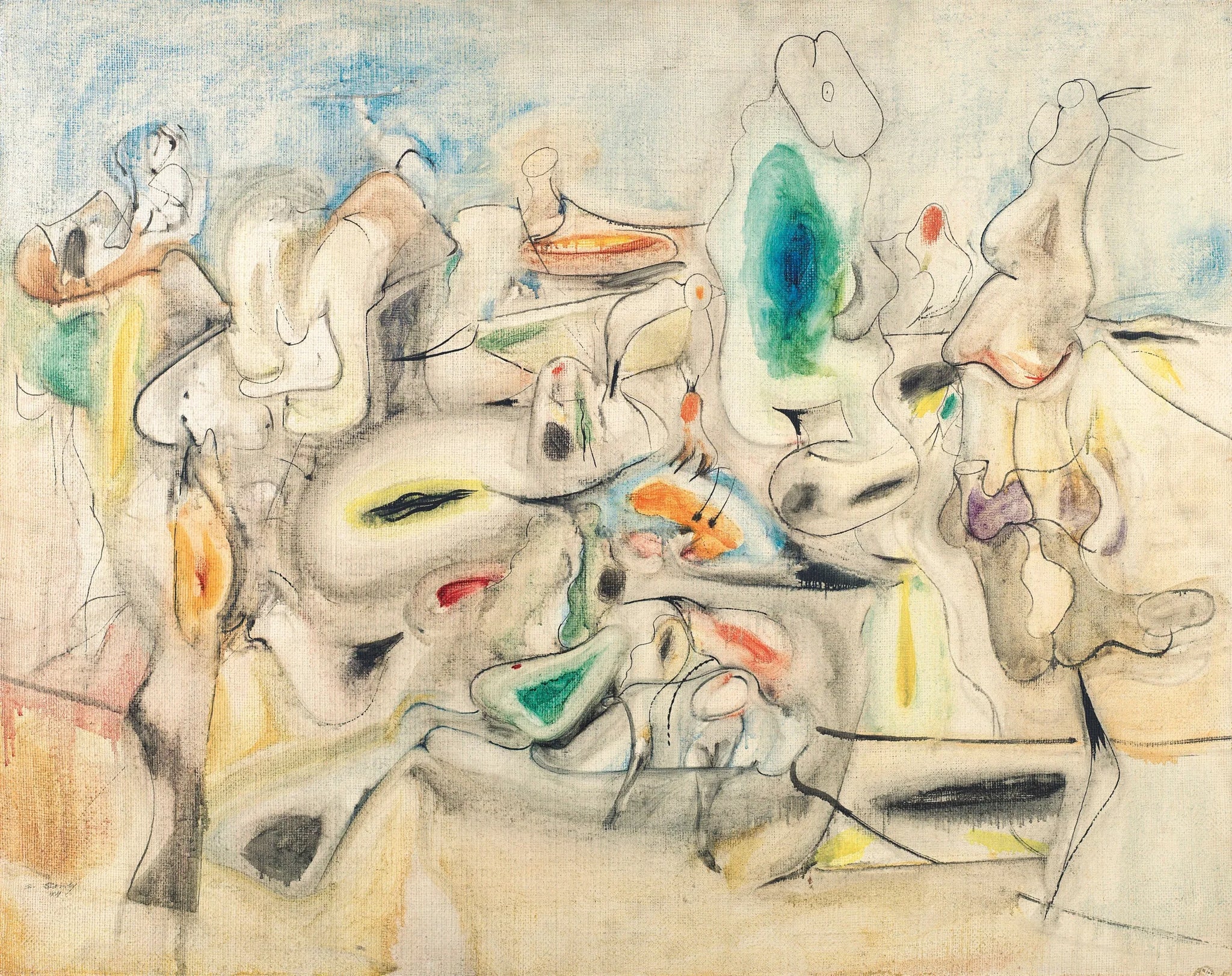 Bonjour, Mme Lincoln - Arshile Gorky image 1 reproduction d’œuvre d’art à l’huile