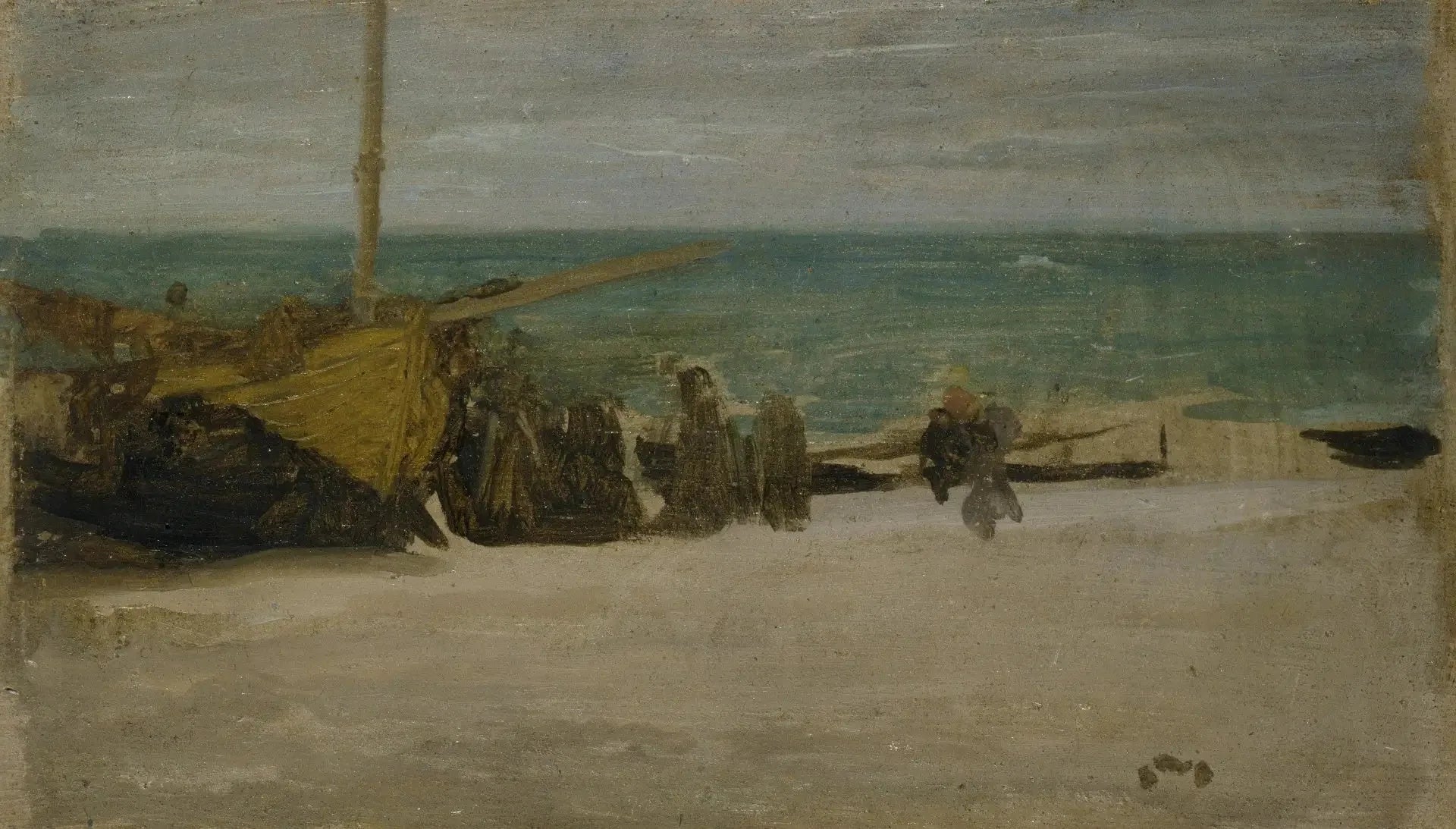 Bord de mer : gris et noir - James Abbott McNeill Whistler image 1 reproduction d’œuvre d’art à l’huile