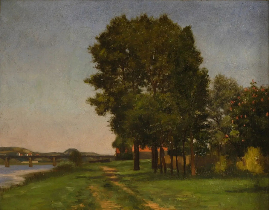 Bord de Seine au Petit Gennevilliers - Gustave Caillebotte