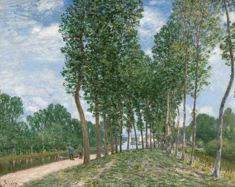 Bord du Loing à Moret - Alfred Sisley