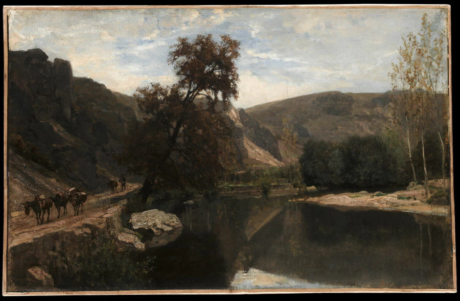 Les bords du Cousin, près d'Avallon (Yonne) - Charles-François Daubigny