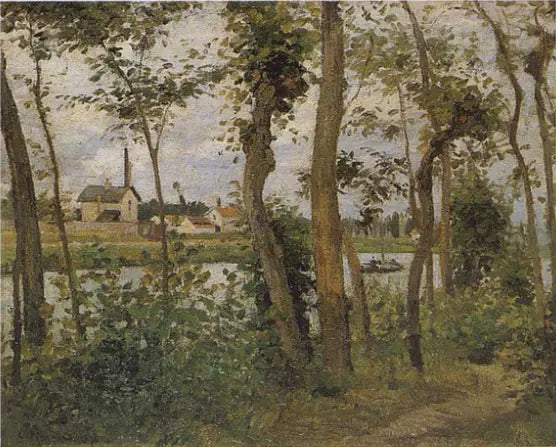 Bords de l'Oise à Pontoise - Camille Pissarro