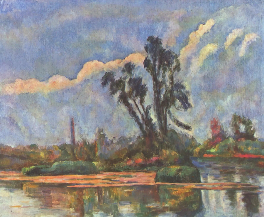 Bords de l'Oise - Paul Cézanne