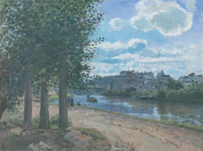 Bords de l'Oise, Pontoise - Camille Pissarro