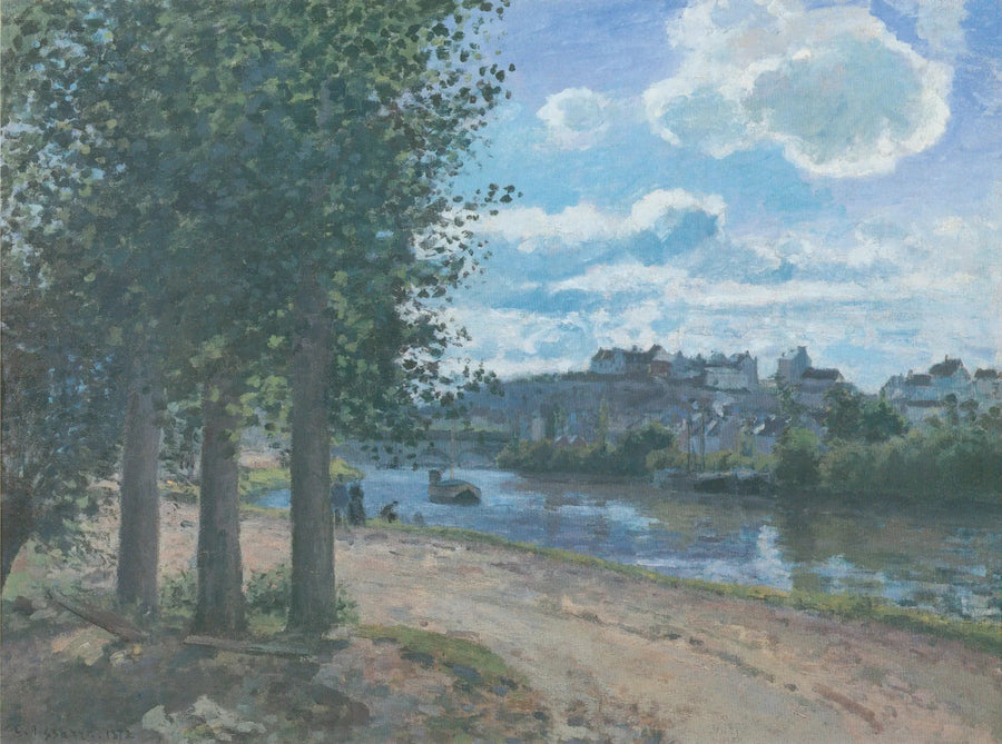 Bords de l'Oise, Pontoise - Camille Pissarro