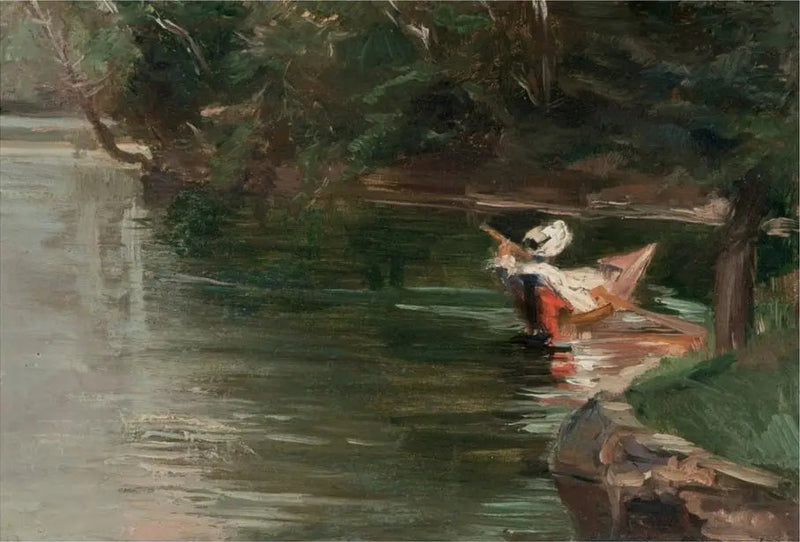 Bords de l'Yerres - Gustave Caillebotte