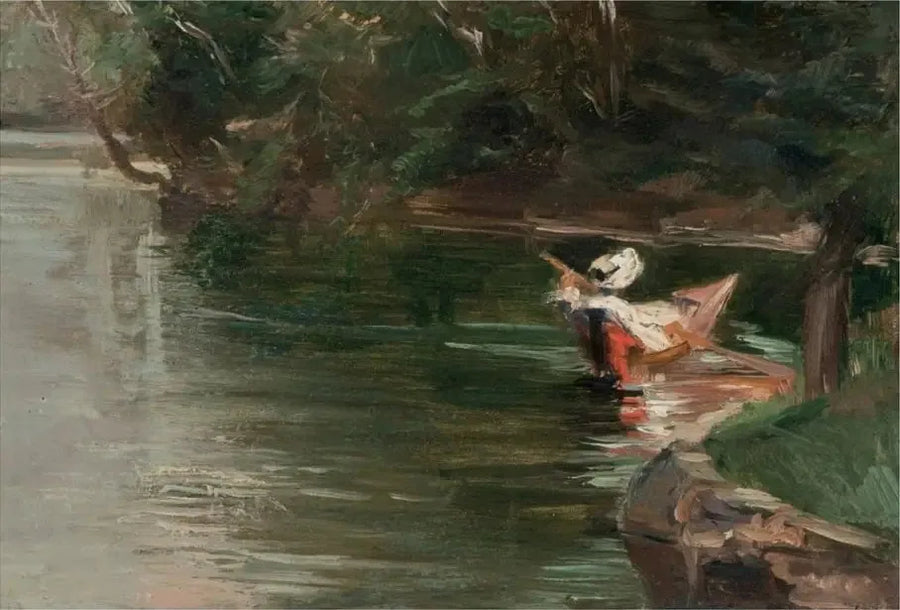 Bords de l'Yerres - Gustave Caillebotte