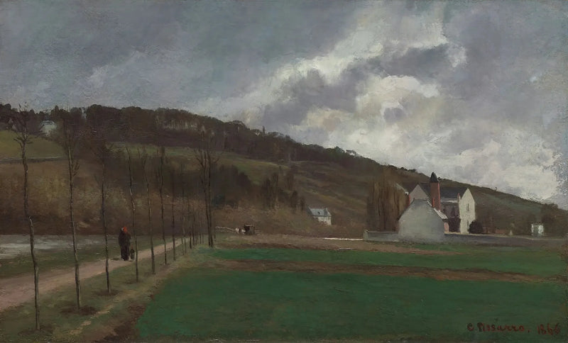 Bords de la Marne en hiver - Camille Pissarro