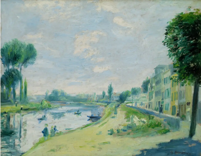 Bords de la Seine, Bougival - Pierre-Auguste Renoir