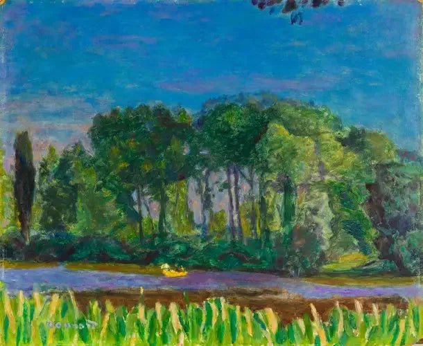 Bords de la Seine - Pierre Bonnard image 1 copie de tableau peinte à la main
