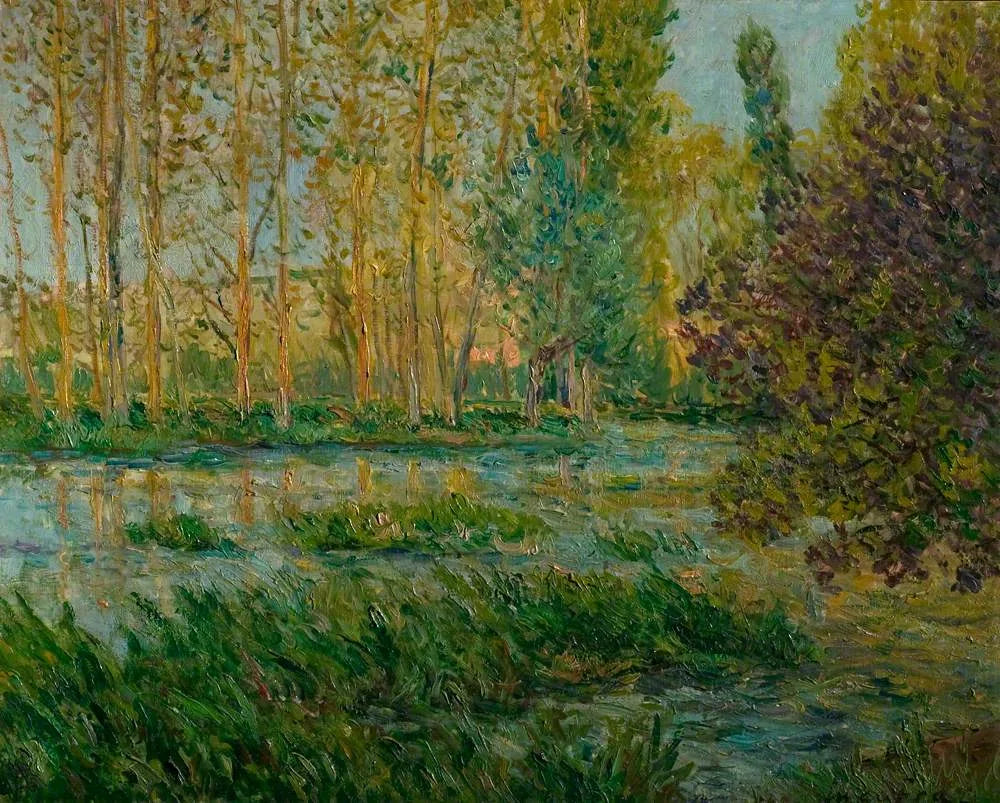 Bords du Loir - Maxime Maufra image 1 copie peinte à la main à l’huile