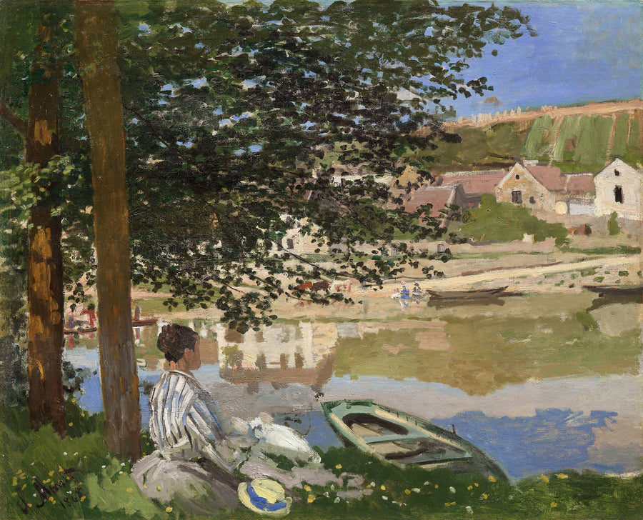 На березі Сени в Bennecourt W110 - Клод Моне