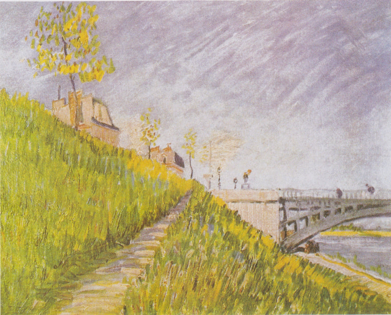 Les Bords de la Seine avec le pont de Clichy, F302 – Van Gogh