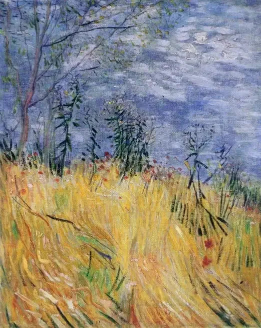 Bordure d'un champ de blé avec des coquelicots - Vincent van Gogh