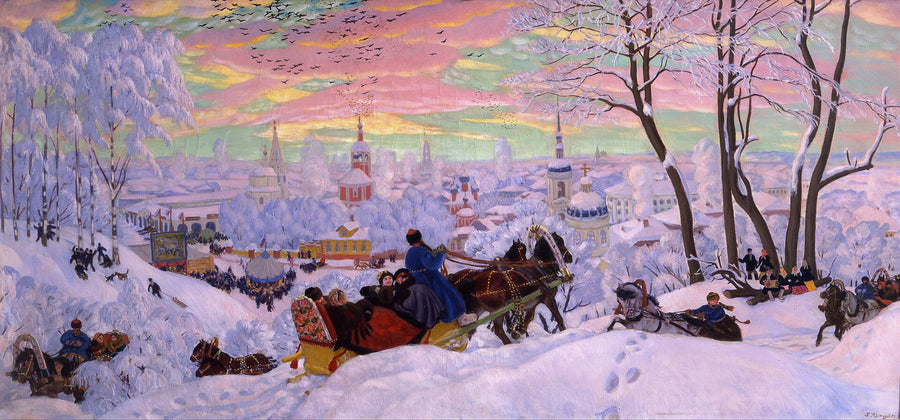 Maslenitsa - Boris Koustodiev
