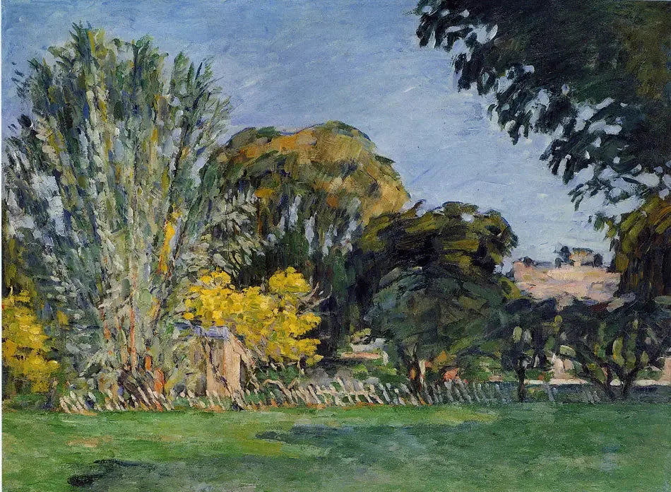 Bosquet au Jas de Bouffan - Paul Cézanne image 1 reproduction d’œuvre d’art à l’huile
