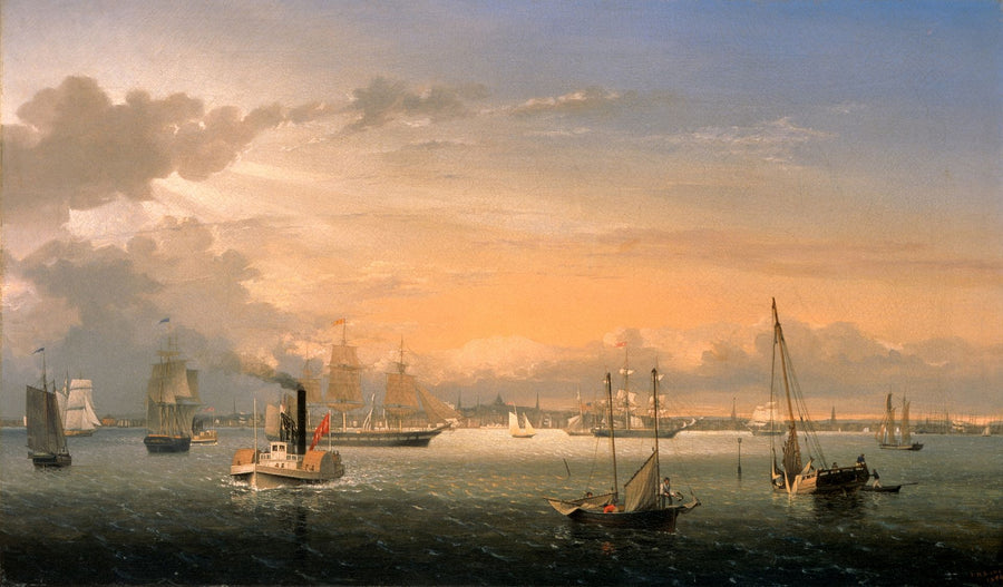 Le Port de Boston - Fitz Henry Lane