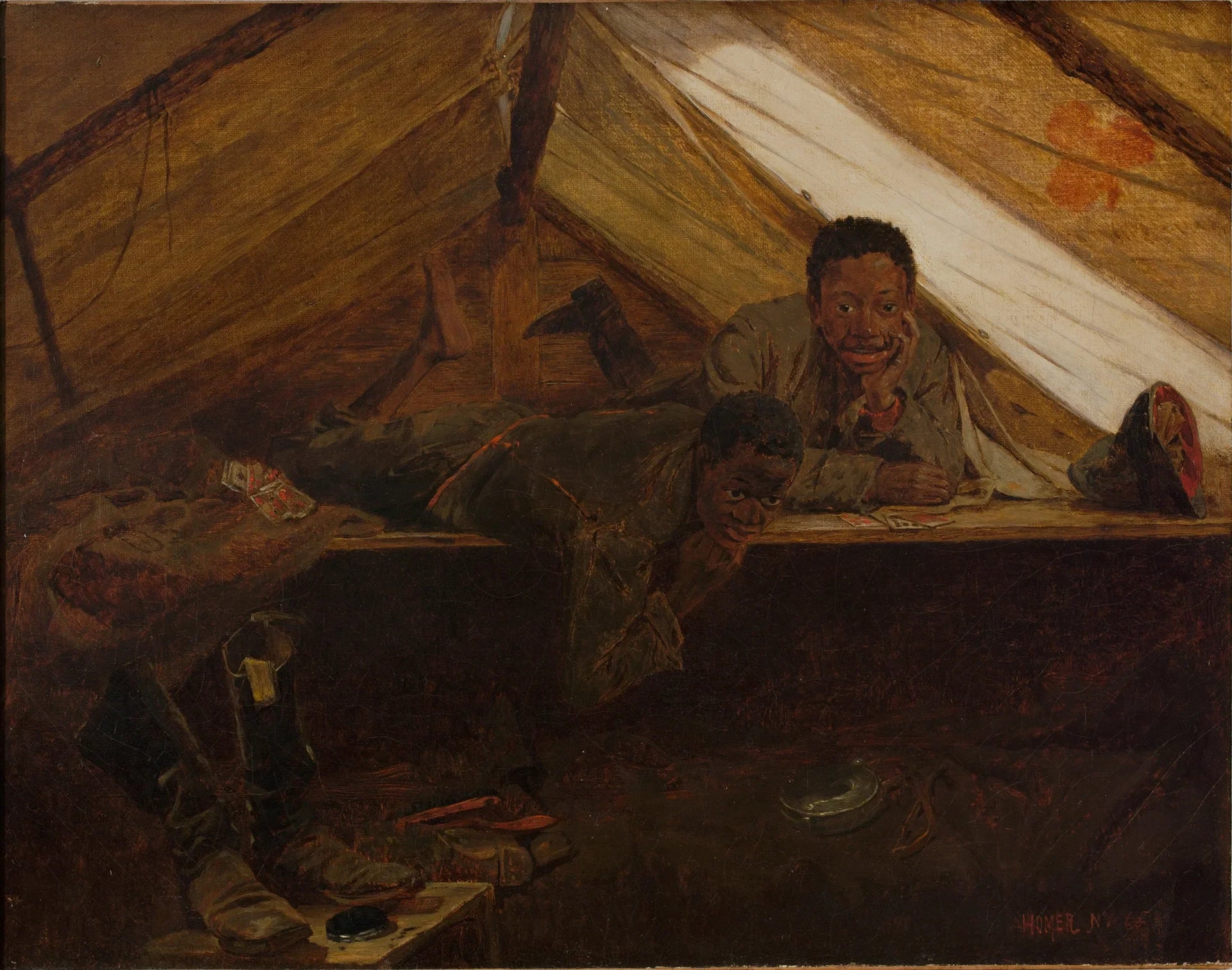 Bottes militaires - Winslow Homer image 1 reproduction réalisée par Alpha Reproduction