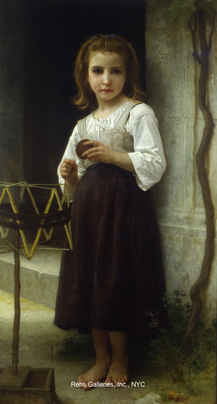 Le Peloton de laine, William-Adolphe Bouguereau, 1886