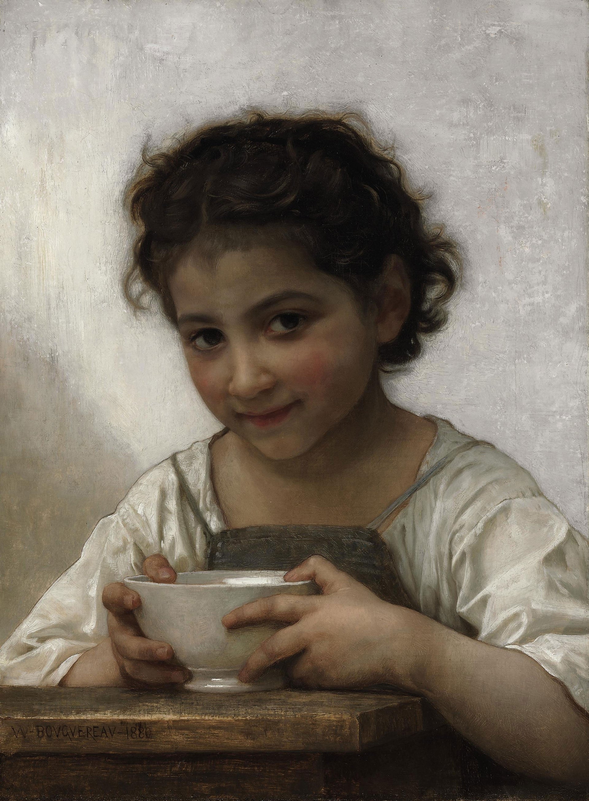 La Soupe au lait - Bouguereau
