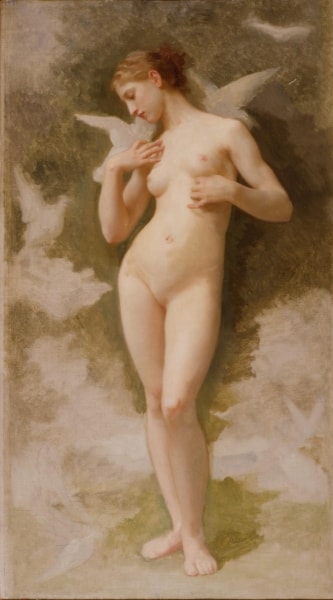 Vénus entourée de colombes (vers 1879) - Bouguereau