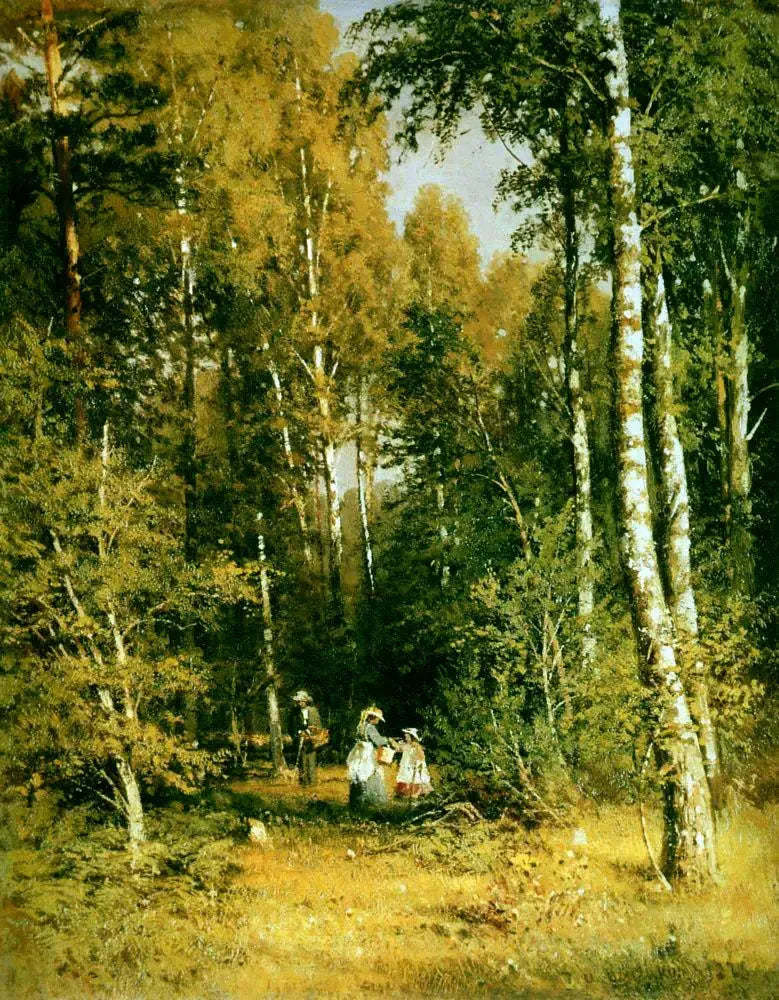 Boulaie - Ivan Chichkine image 1 copie de tableau peinte à la main
