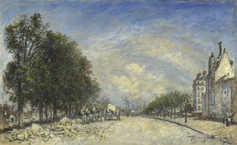 Le Boulevard de Port-Royal, Paris - Johan Barthold Jongkind