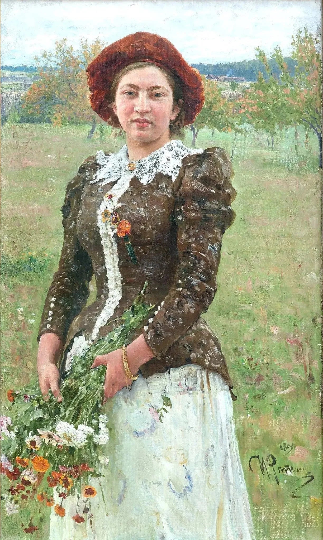 Bouquet d'automne - Ilya Repin image 1 reproduction de peinture à l’huile