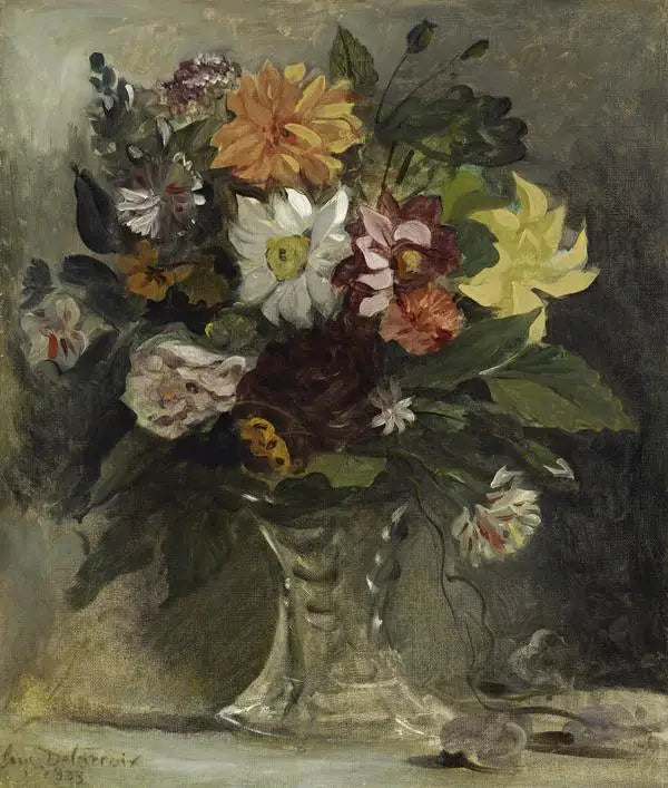 Bouquet de fleurs - Eugène Delacroix
