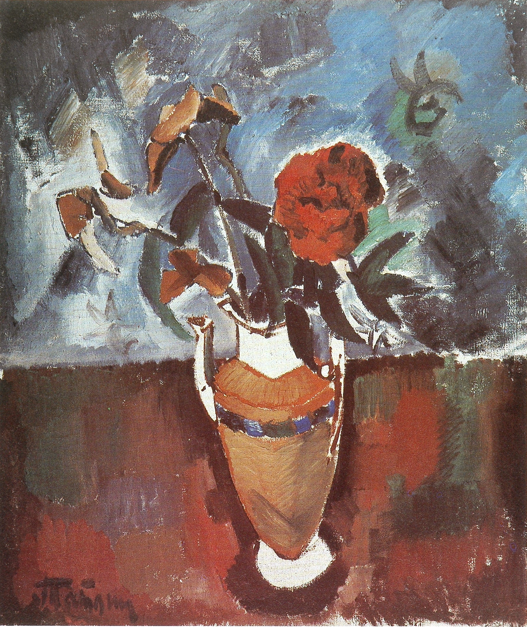 bouquet de fleurs - Vladimir Tatline image 1 reproduction de peinture à l’huile