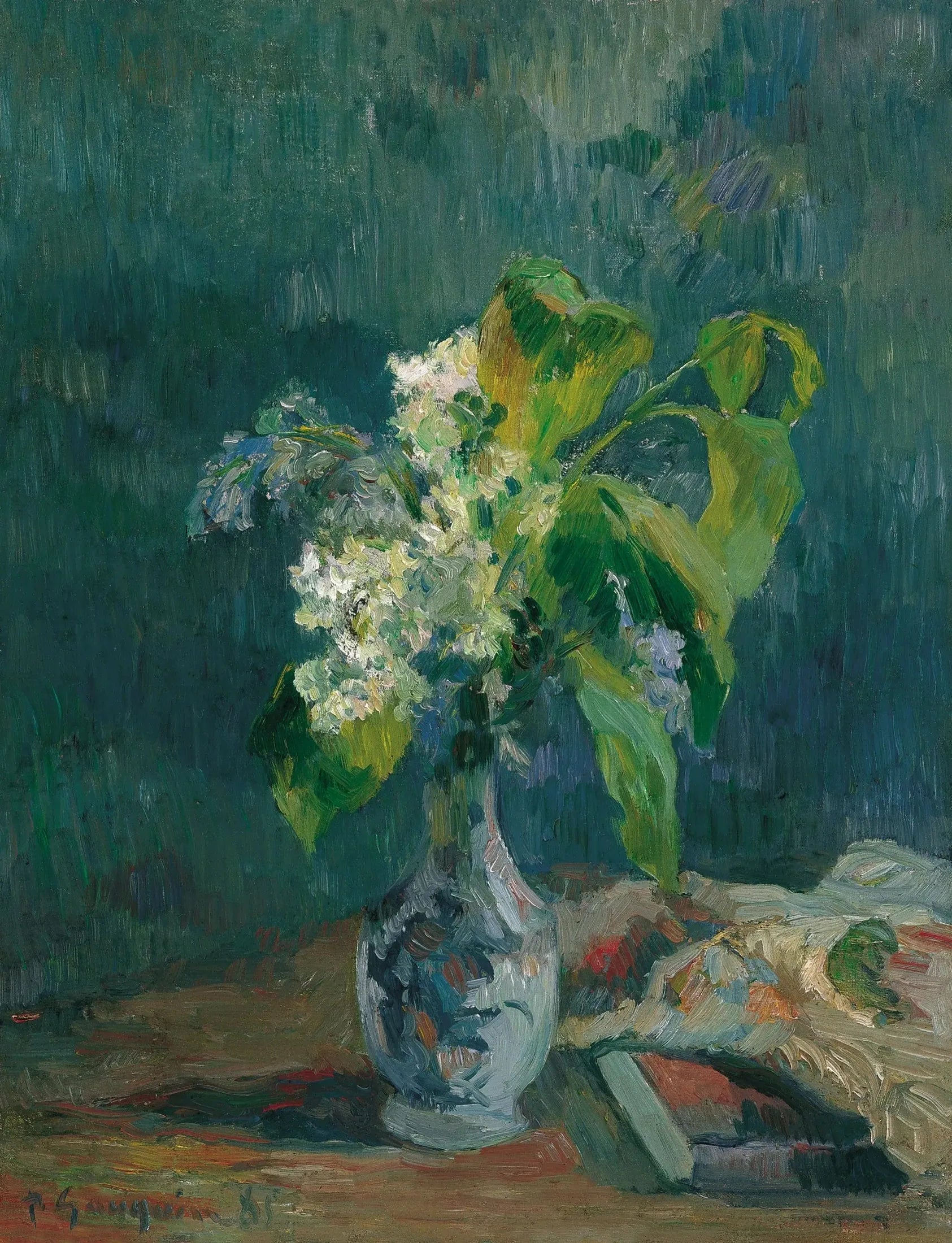 Bouquet de lilas - Paul Gauguin image 1 reproduction de peinture à l’huile