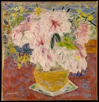 Bouquet de roses - Pierre Bonnard image 1 copie peinte à la main à l’huile