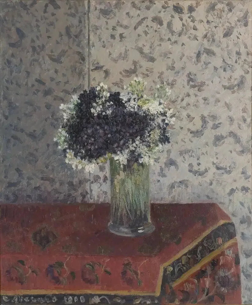 Bouquet de violettes - Camille Pissarro image 1 copie peinte à la main à l’huile