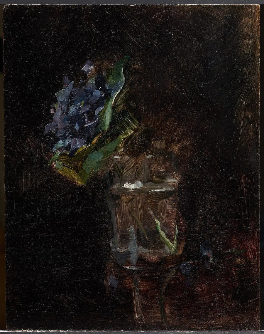 Bouquet de violettes dans un vase - Henri de Toulouse-Lautrec
