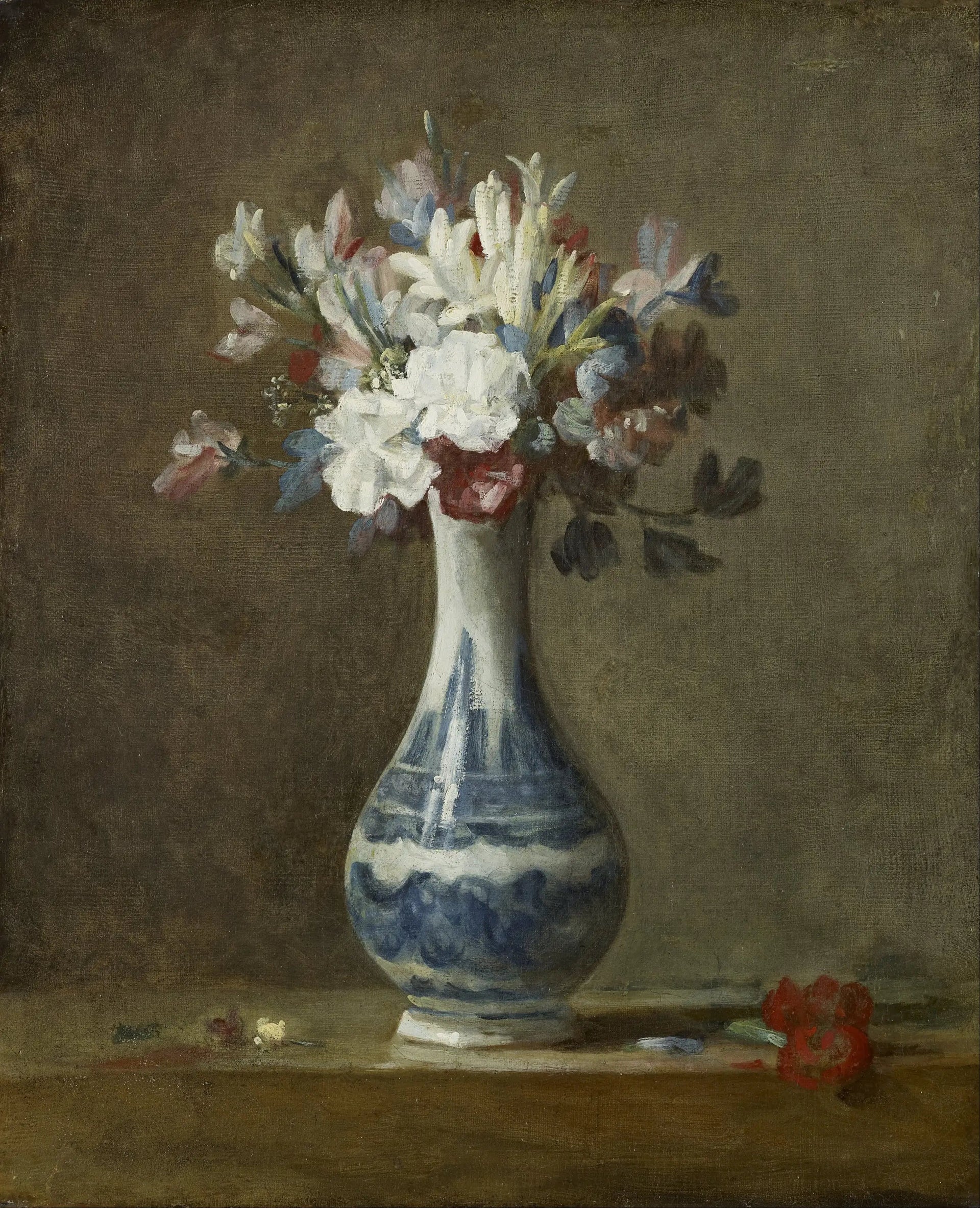 Bouquet - Jean Siméon Chardin image 1 tableau peint à l’huile sur toile